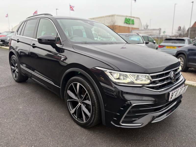 Volkswagen Tiguan 2.0 Tdi R-line Dsg - Fmdsh - 1 Owner - Fvwsh- BT72TYG Black #2