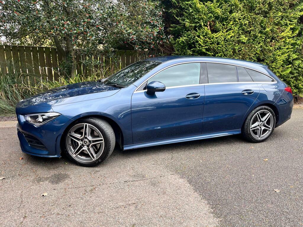 Mercedes-Benz CLA Class 1.3 Cla200 Amg Line Shooting Brake 7G-dct Euro 6 KM71JFZ Blue #4