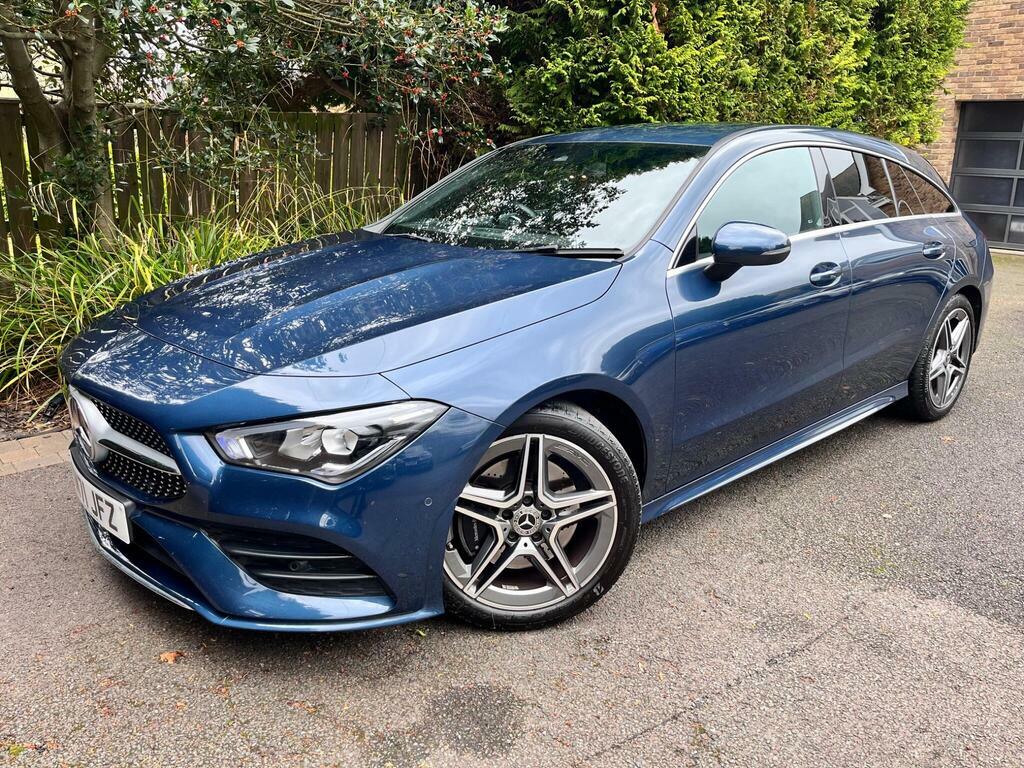Mercedes-Benz CLA Class 1.3 Cla200 Amg Line Shooting Brake 7G-dct Euro 6 KM71JFZ Blue #2