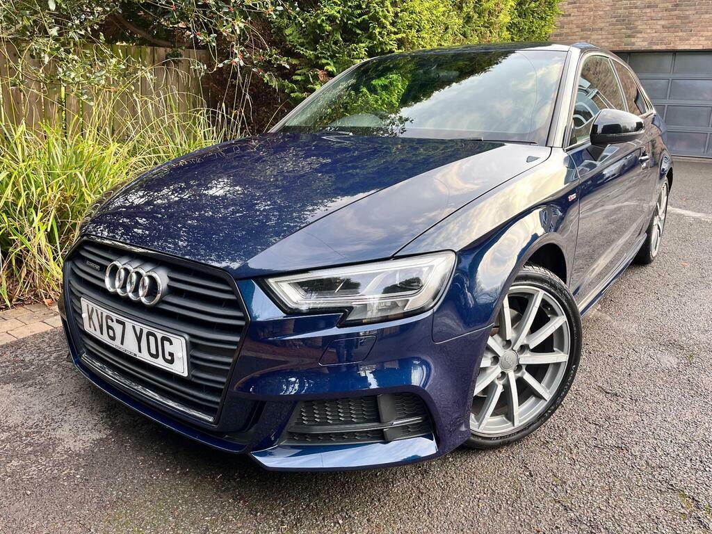 Audi A3 2.0 Tdi Black Edition S Tronic Quattro Euro 6 S S Blue