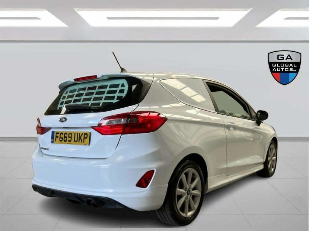 Ford Fiesta Car Derived Van 1.0T Ecoboost Sport Euro 6 Ss 3 FG69UKP White #6