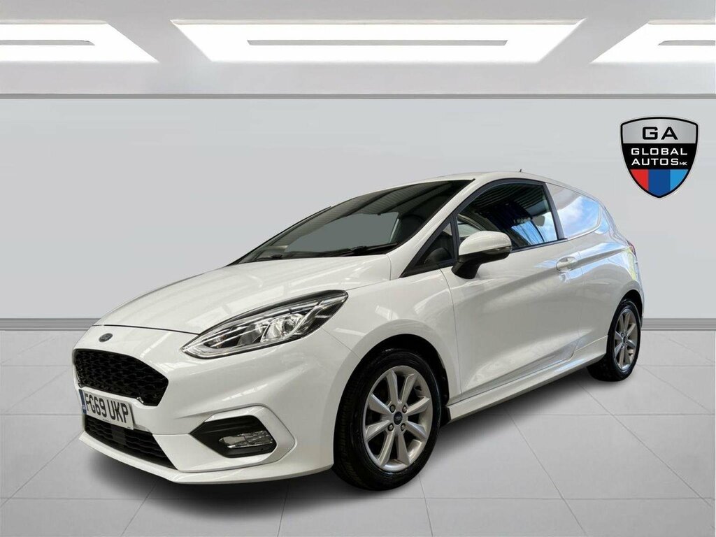 Ford Fiesta Car Derived Van 1.0T Ecoboost Sport Euro 6 Ss 3 FG69UKP White #4