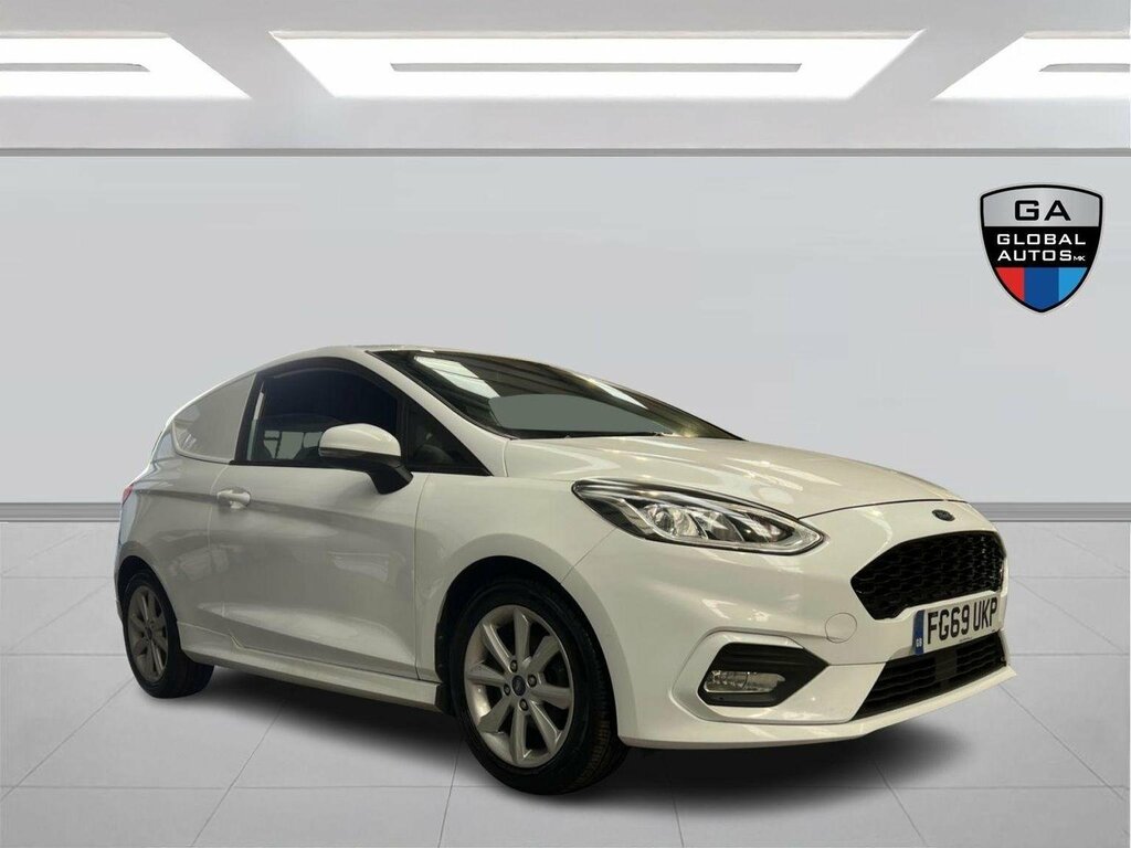 Ford Fiesta Car Derived Van 1.0T Ecoboost Sport Euro 6 Ss 3 FG69UKP White #2