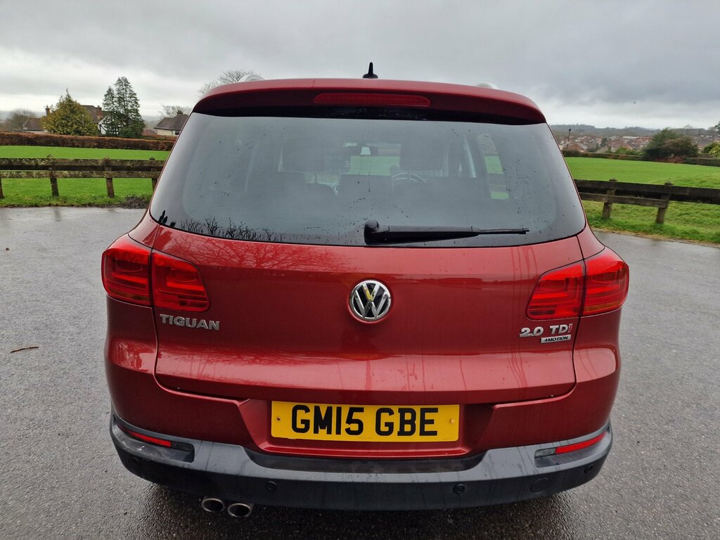 Volkswagen Tiguan 2.0 Tdi Bluemotion Tech Match Suv Dsg 4 GM15GBE Red #4