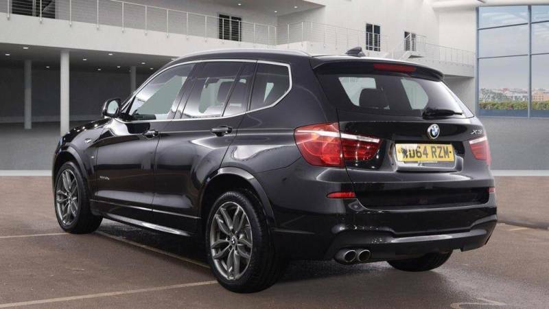 BMW X3 3.0 30D M Sport Xdrive Euro 6 Ss - 201 WD64RZM Black #3