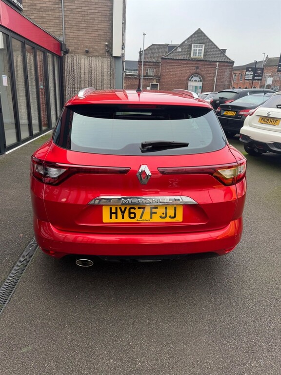 Renault Megane 1.5 Dci Dynamique Nav Sport Tourer Euro 6 Ss HY67FJJ Red #3