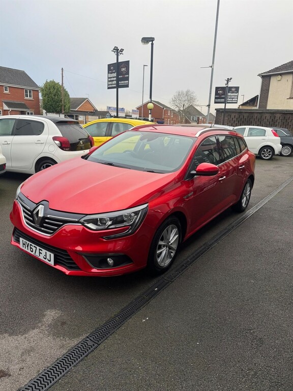 Renault Megane 1.5 Dci Dynamique Nav Sport Tourer Euro 6 Ss HY67FJJ Red #5