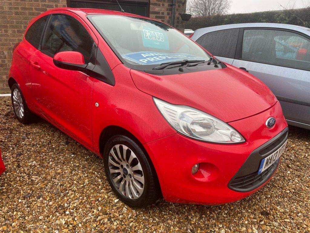 Ford KA 1.2 Zetec Hatchback Euro 5 S S Red