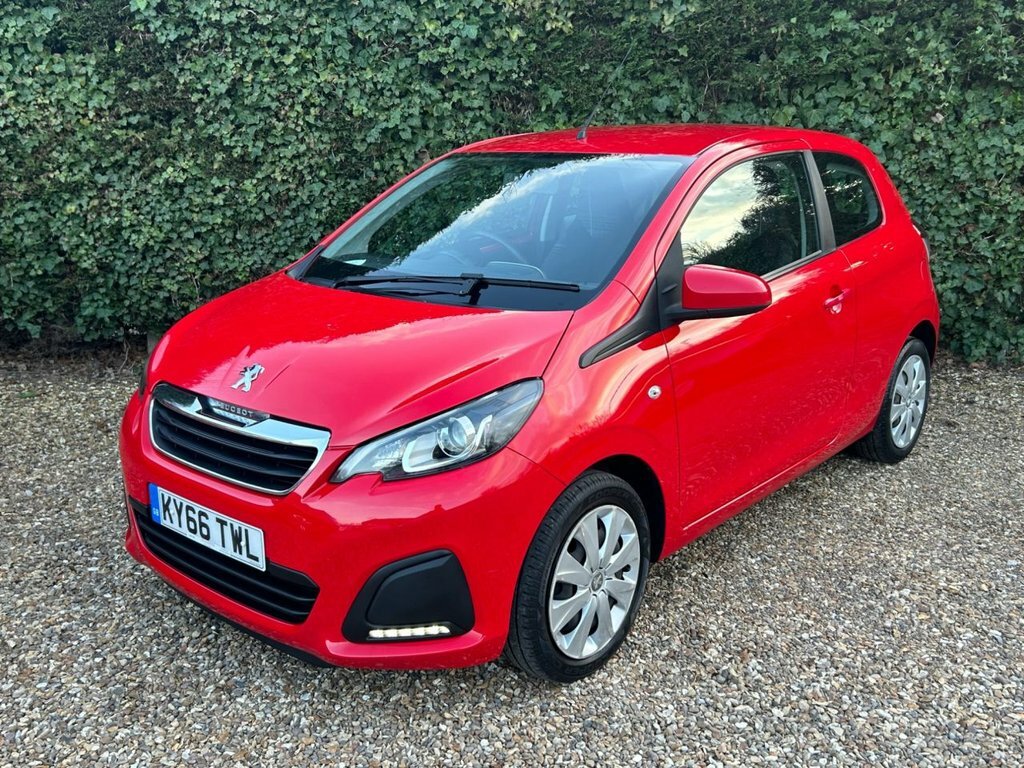 Peugeot 108 1.0 Active Hatchback Euro 6 68 KY66TWL Red #3