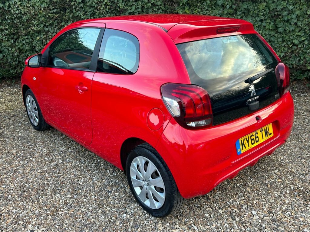 Peugeot 108 1.0 Active Hatchback Euro 6 68 KY66TWL Red #5