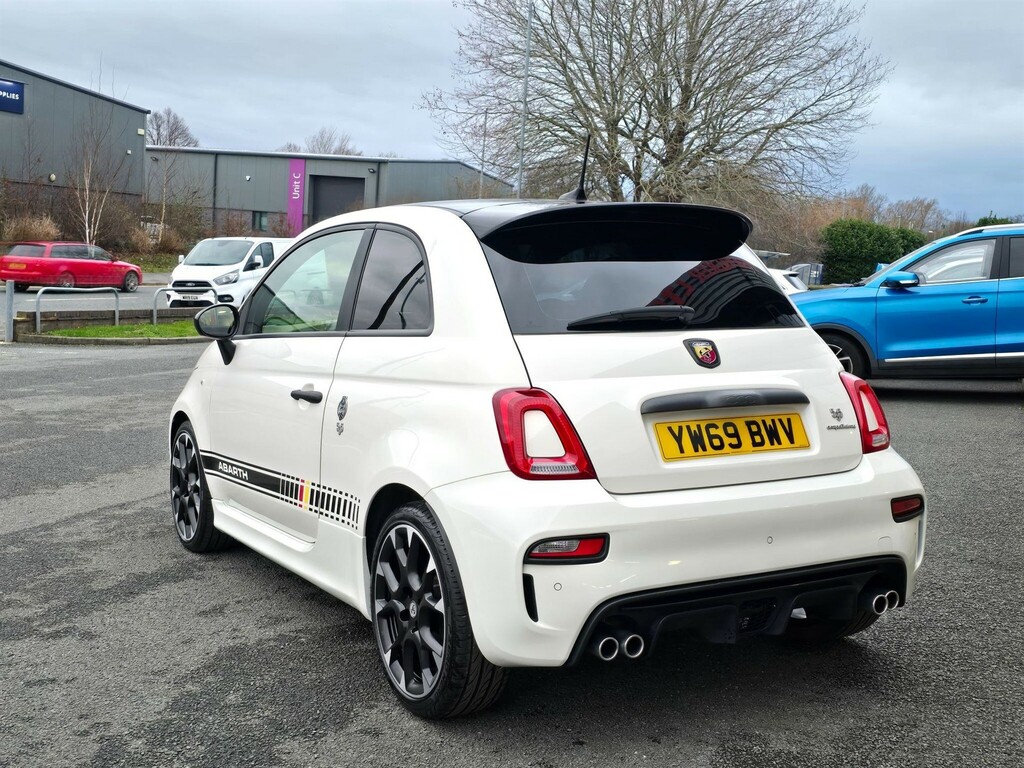 Abarth 595 1.4 T-jet Competizione 70Th Euro 6 YW69BWV White #4