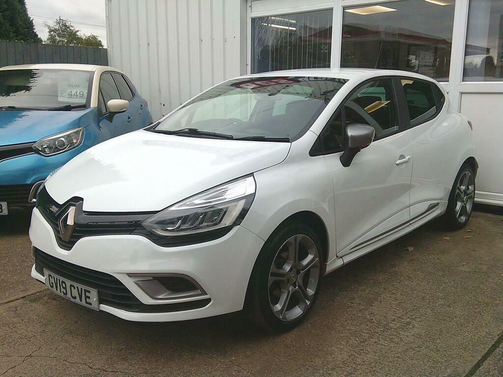 Renault Clio 0.9 Tce Gt Line Euro 6 S S GV19CVE White #6