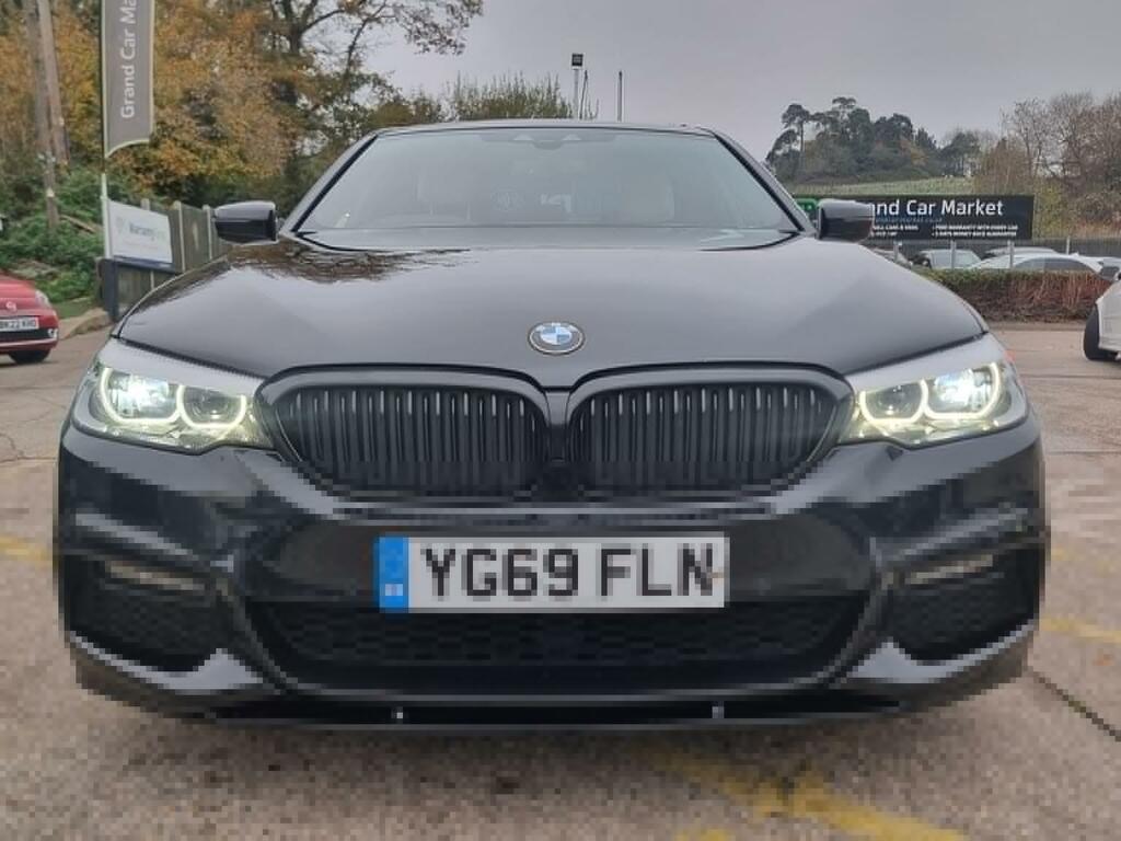 BMW 5 Series Saloon 2.0 520D Mht M Sport Xdrive Euro 6 S YG69FLN Black #2