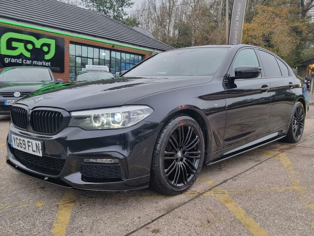 BMW 5 Series Saloon 2.0 520D Mht M Sport Xdrive Euro 6 S YG69FLN Black #3