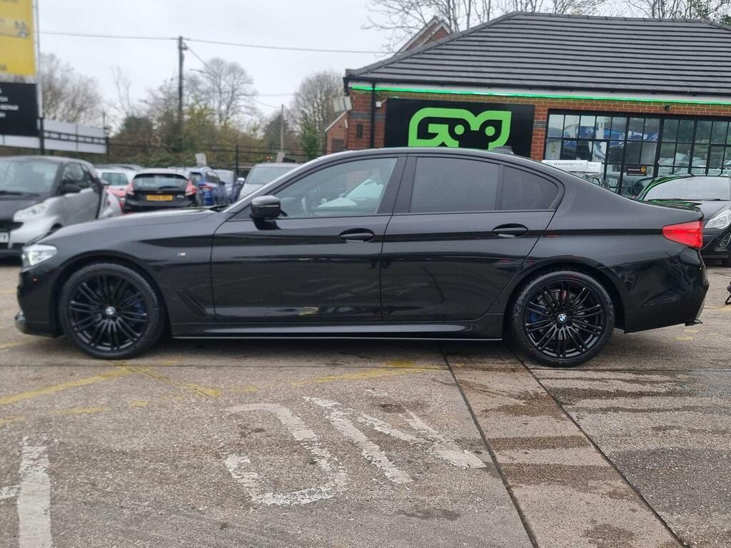 BMW 5 Series Saloon 2.0 520D Mht M Sport Xdrive Euro 6 S YG69FLN Black #4
