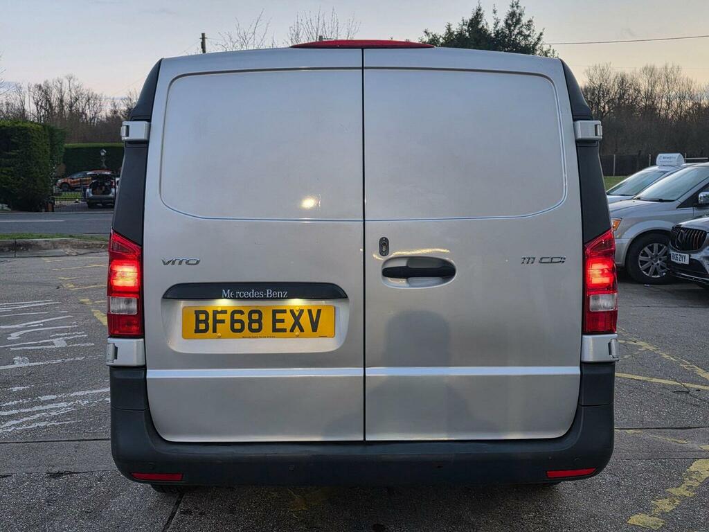 Mercedes-Benz Vito Panel Van 1.6 111 Cdi Fwd L2 Euro 6 6Dr 201868 BF68EXV Silver #6