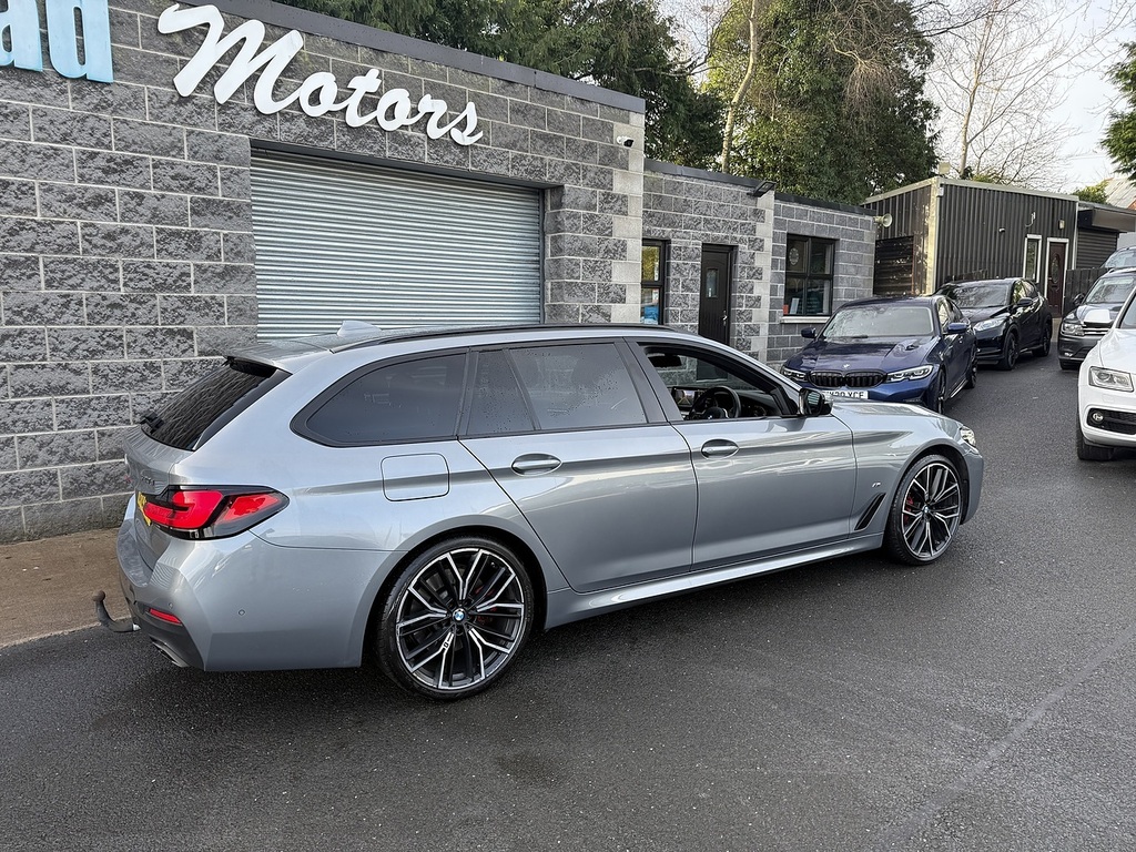 BMW 5 Series 520D Mht M Sport U1858 Ulez GY23CLZ Grey #4