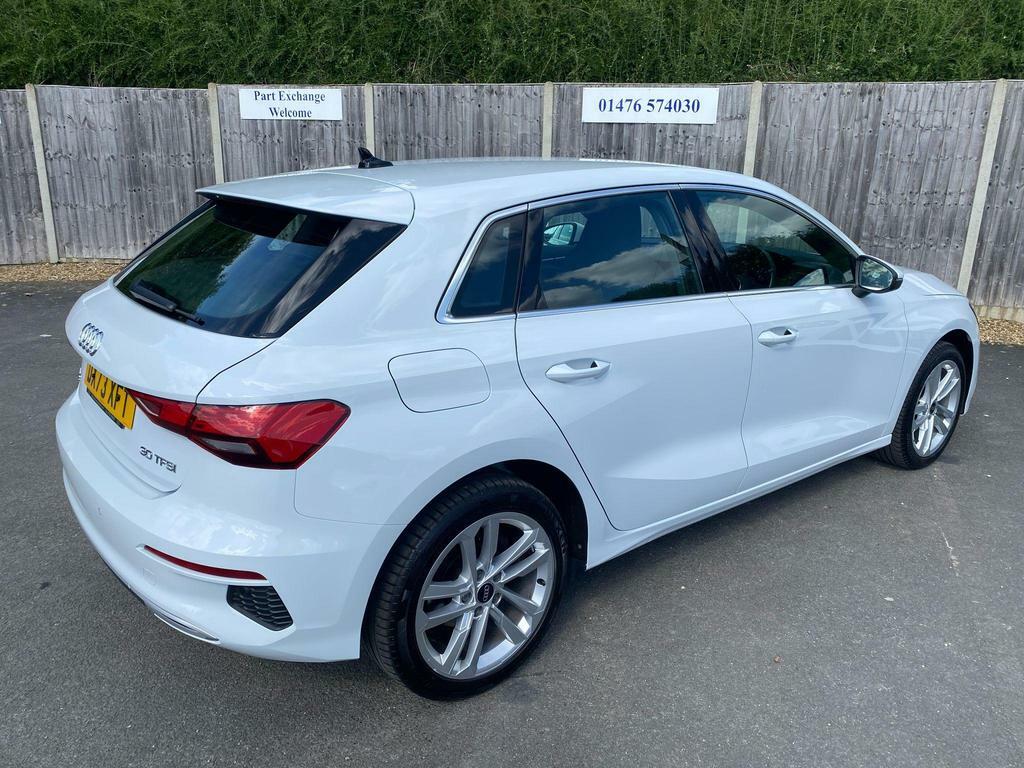 Audi A3 1.0 Tfsi 30 Sport Sportback Euro 6 S S DX73XFT White #4