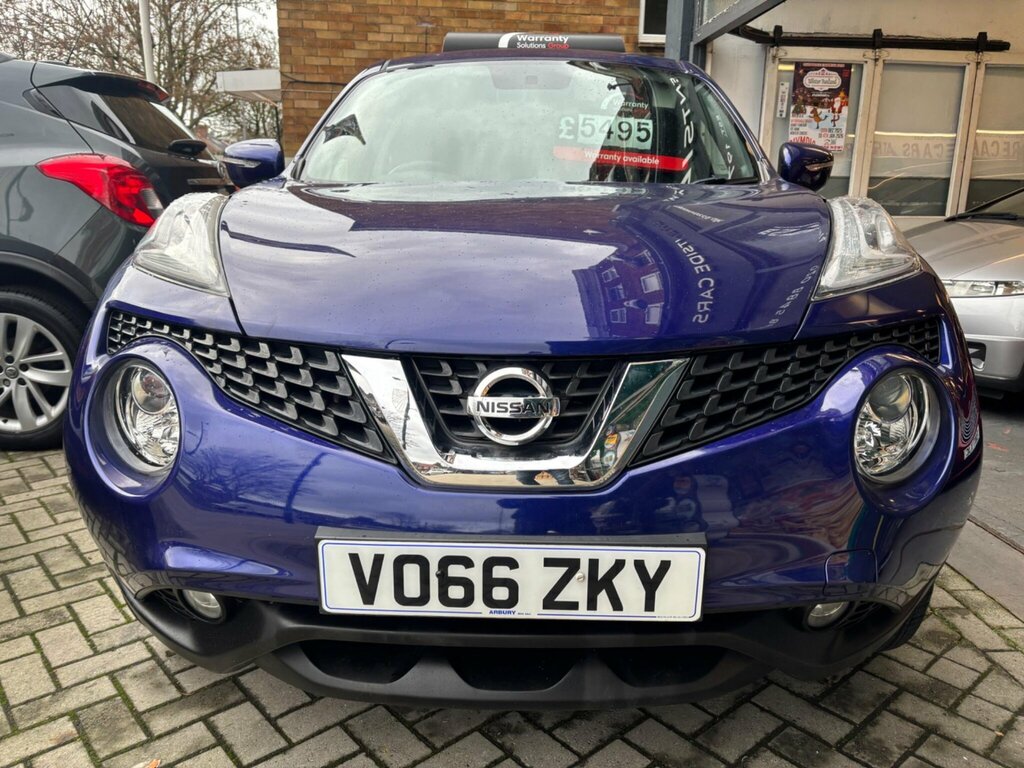 Nissan Juke 1.2 Dig-t Acenta Euro 6 Ss VO66ZKY Blue #2