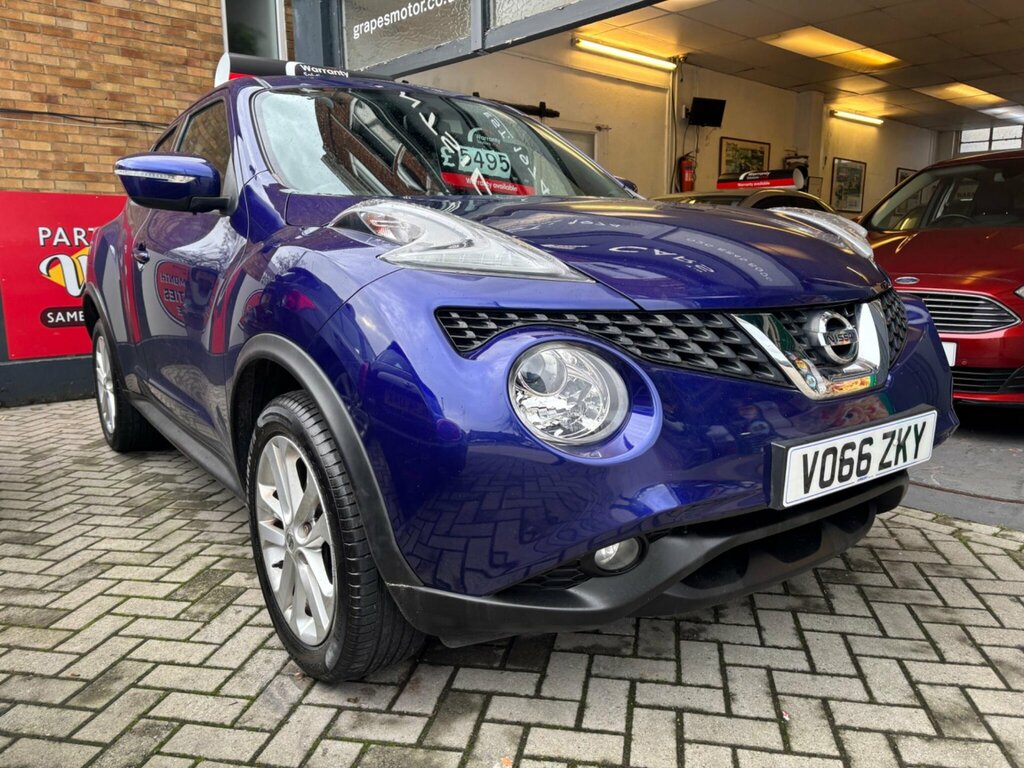 Nissan Juke 1.2 Dig-t Acenta Euro 6 Ss VO66ZKY Blue #3