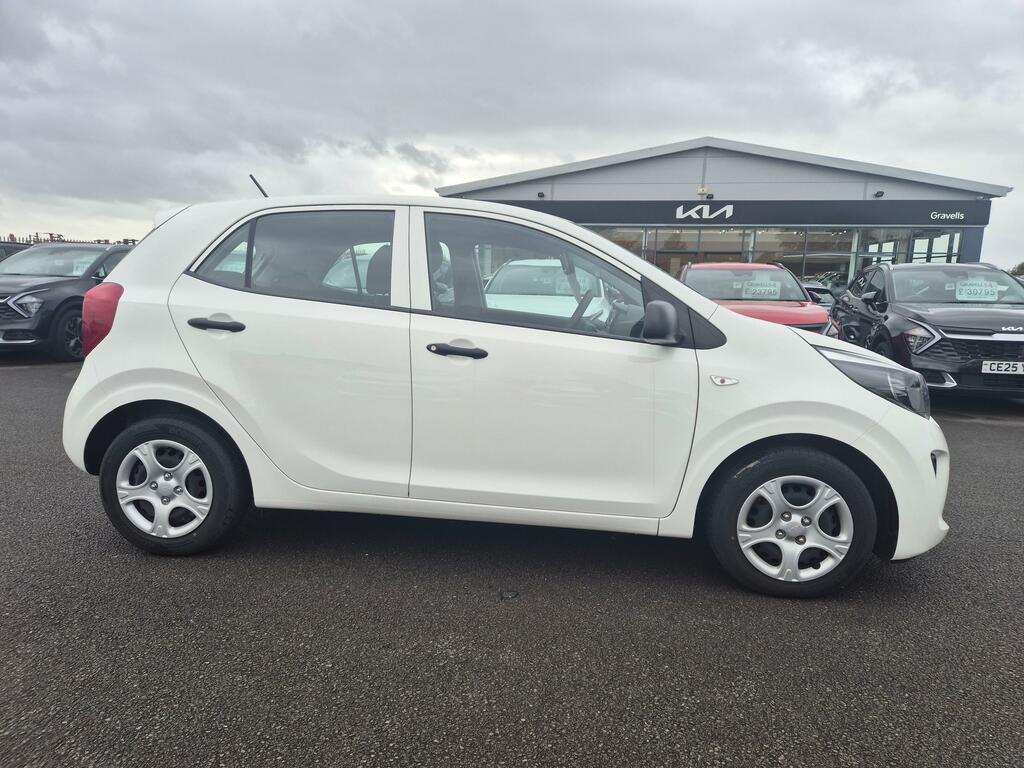 Kia Picanto 1.0 Dpi 1 Hatchback Euro 6 Ss CE24KXN White #3