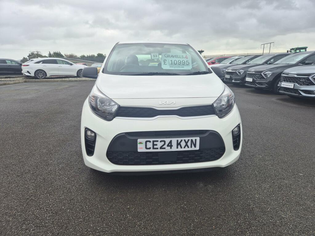 Kia Picanto 1.0 Dpi 1 Hatchback Euro 6 Ss CE24KXN White #2