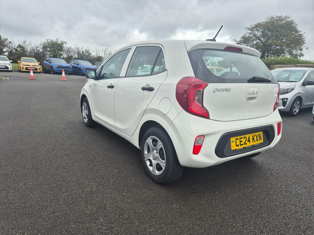 Kia Picanto 1.0 Dpi 1 Hatchback Euro 6 Ss CE24KXN White #6