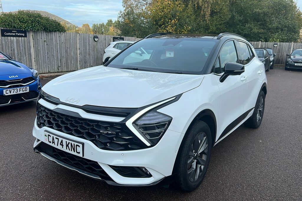 Kia Sportage 1.6 H T-gdi Gt-line S Suv Hybrid E CA74KNC White #5