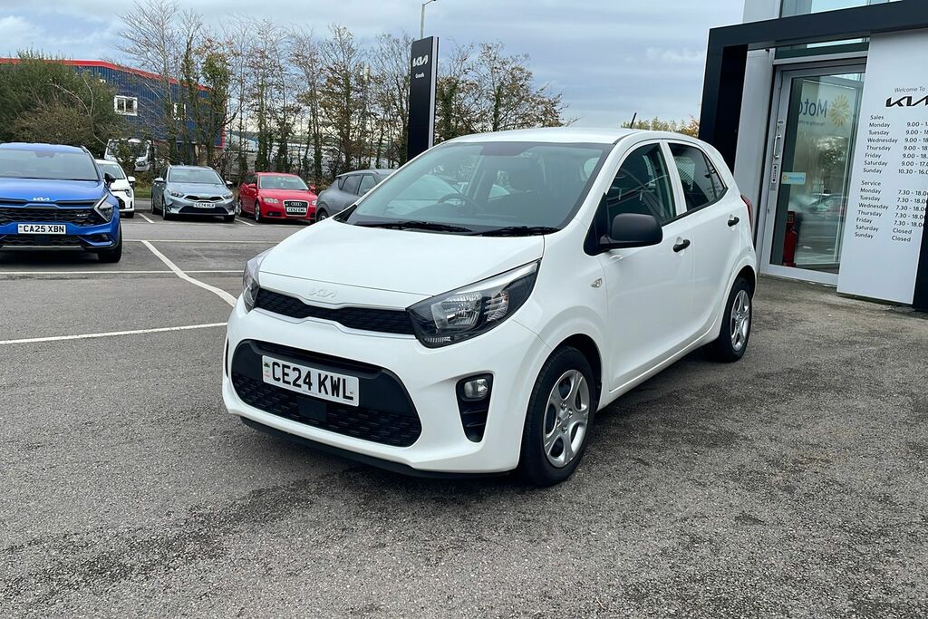 Kia Picanto 1.0 Dpi 1 Hatchback Euro 6 Ss CE24KWL White #5