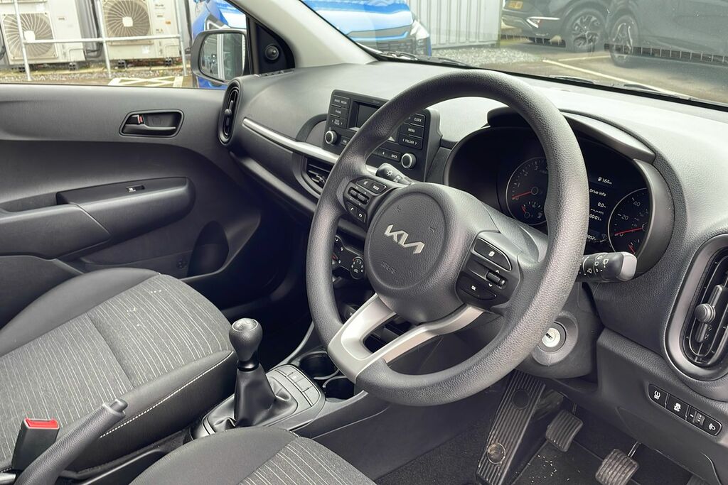 Kia Picanto 1.0 Dpi 1 Hatchback Euro 6 Ss CE24KWL White #2