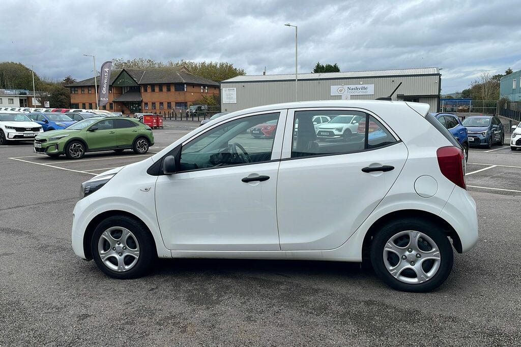Kia Picanto 1.0 Dpi 1 Hatchback Euro 6 Ss CE24KWL White #4