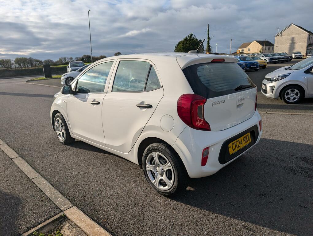 Kia Picanto 1.0 Dpi 1 Hatchback Euro 6 Ss CK24HKW White #5