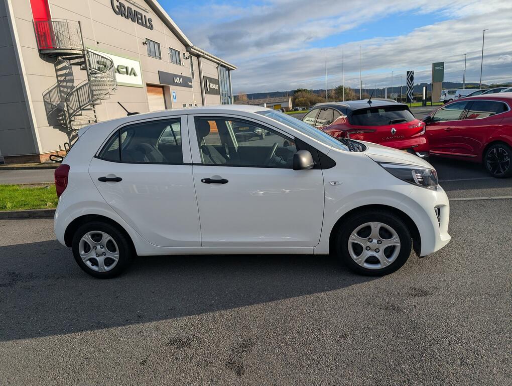Kia Picanto 1.0 Dpi 1 Hatchback Euro 6 Ss CK24HKW White #2