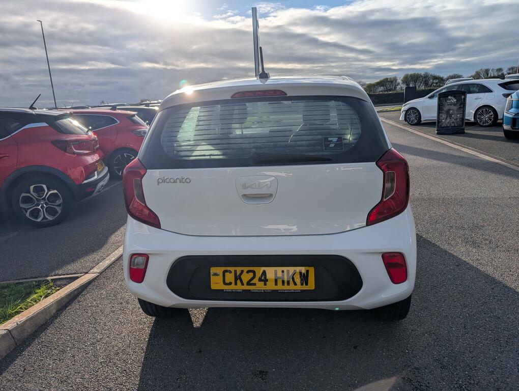 Kia Picanto 1.0 Dpi 1 Hatchback Euro 6 Ss CK24HKW White #4