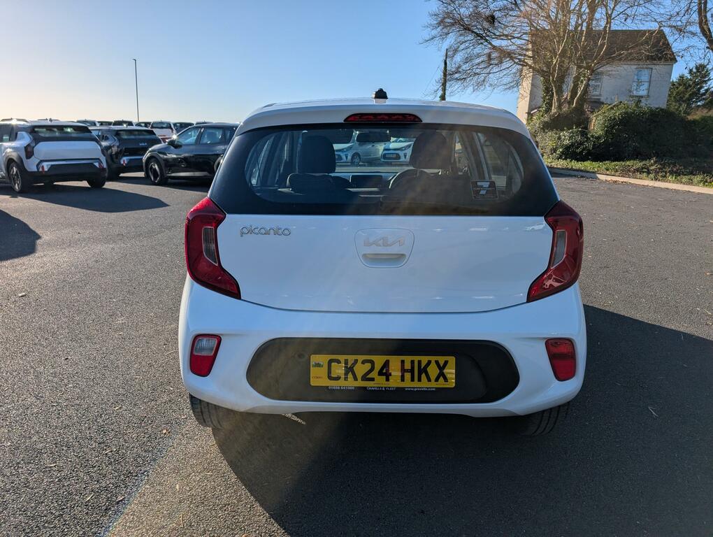 Kia Picanto 1.0 Dpi 1 Hatchback Euro 6 Ss CK24HKX White #4