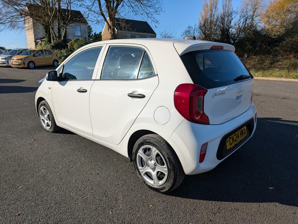 Kia Picanto 1.0 Dpi 1 Hatchback Euro 6 Ss CK24HKX White #5
