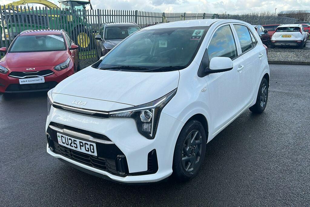 Kia Picanto 1.0 2 Hatchback Amt Euro 6 Ss 62 Bh CU25PGO White #5