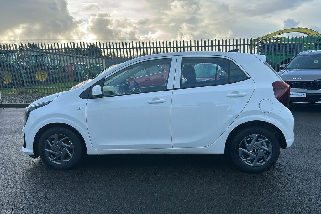 Kia Picanto 1.0 2 Hatchback Amt Euro 6 Ss 62 Bh CU25PGO White #4