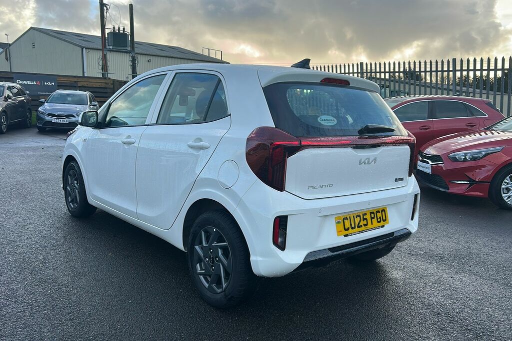 Kia Picanto 1.0 2 Hatchback Amt Euro 6 Ss 62 Bh CU25PGO White #3