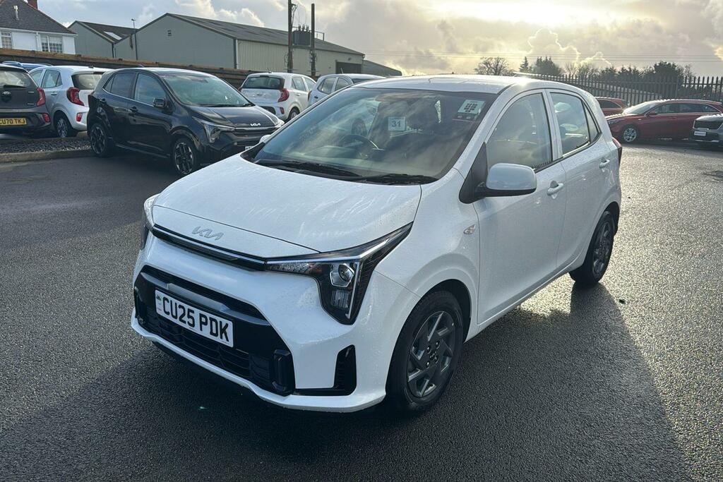 Kia Picanto 1.0 2 Hatchback Amt Euro 6 Ss 62 Bh CU25PDK White #5