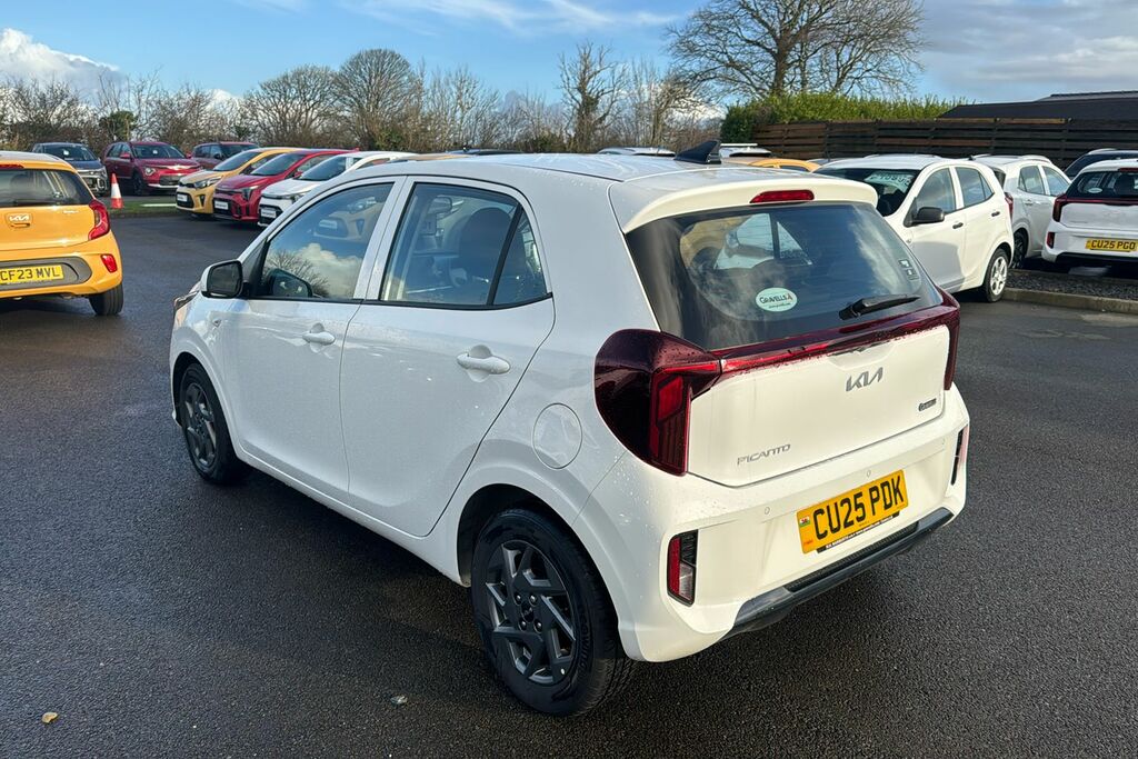 Kia Picanto 1.0 2 Hatchback Amt Euro 6 Ss 62 Bh CU25PDK White #3