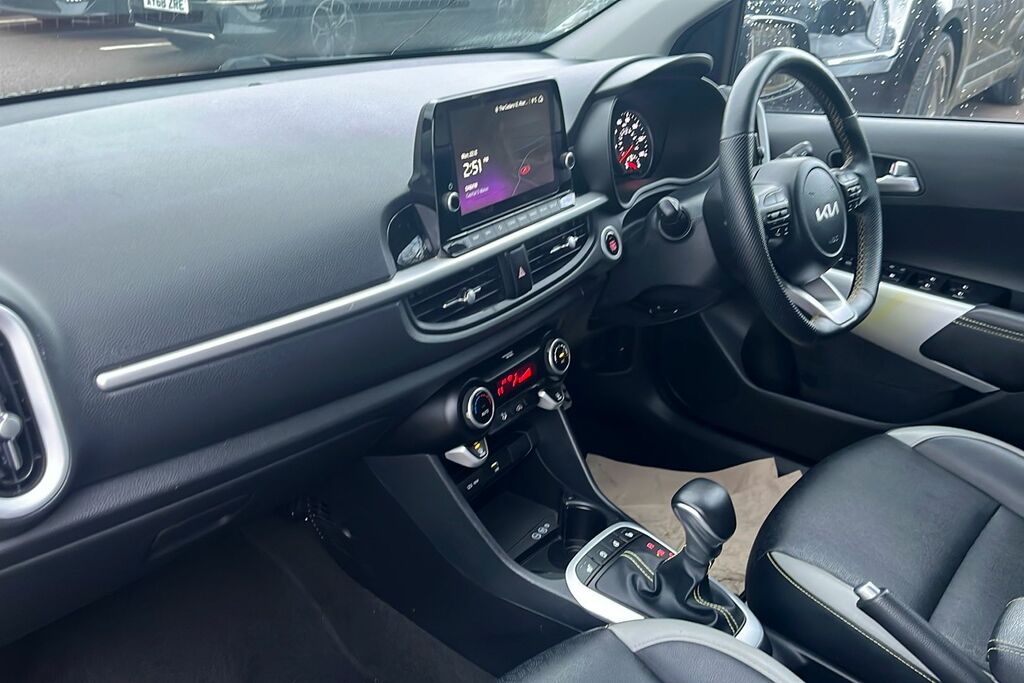 Kia Picanto 1.0 Dpi X-line S Hatchback Amt Euro 6 HF72WUJ Black #2