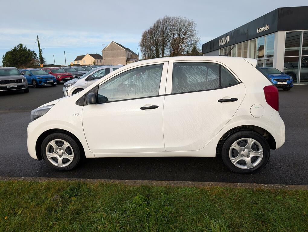 Kia Picanto 1.0 Dpi 1 Hatchback Euro 6 Ss CK24HJY White #6