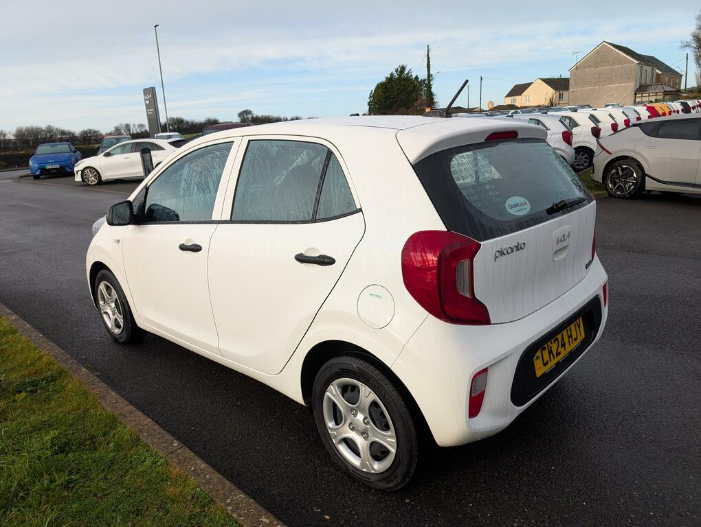 Kia Picanto 1.0 Dpi 1 Hatchback Euro 6 Ss CK24HJY White #5