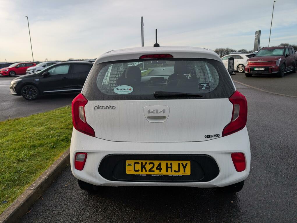Kia Picanto 1.0 Dpi 1 Hatchback Euro 6 Ss CK24HJY White #4