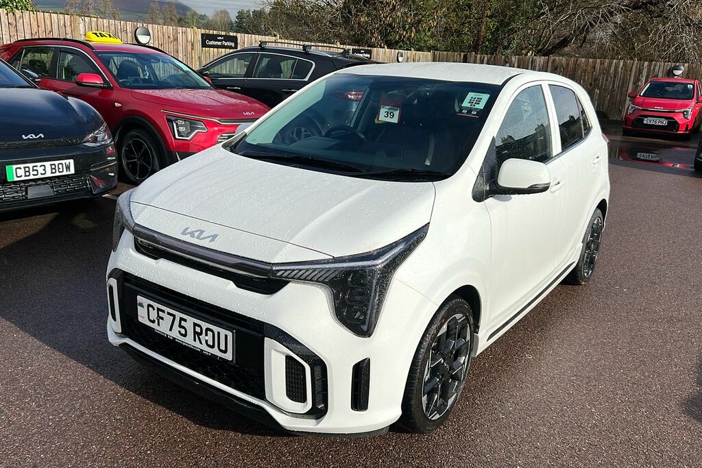 Kia Picanto 1.0 Gt-line Hatchback Euro 6 S CF75ROU White #5