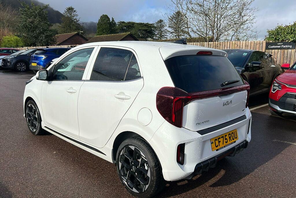 Kia Picanto 1.0 Gt-line Hatchback Euro 6 S CF75ROU White #3