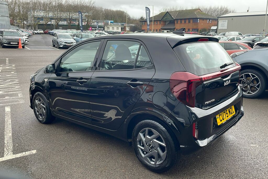 Kia Picanto 1.0 2 Hatchback Euro 6 Ss 62 CU75MZL Black #3