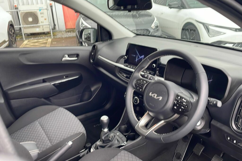Kia Picanto 1.0 2 Hatchback Euro 6 Ss 62 CU75MZL Black #2