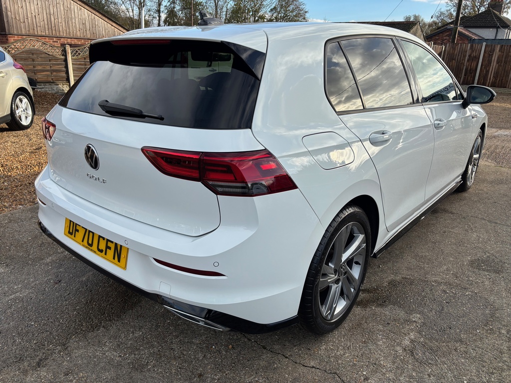 Volkswagen Golf 2.0 Tdi R-line Dsg Euro 6 S S DF70CFN White #6